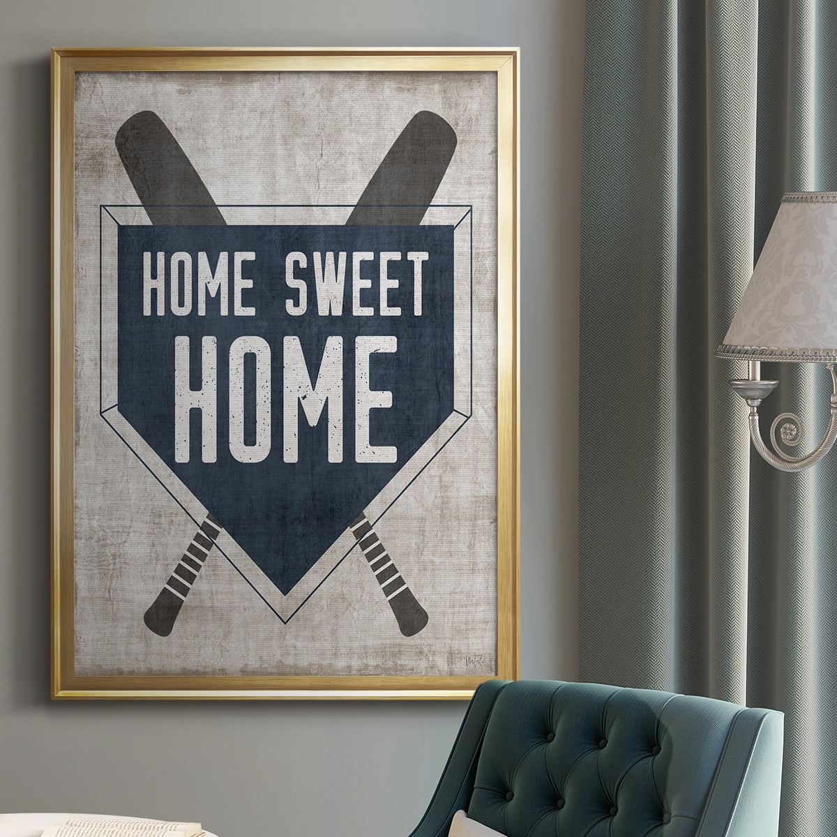 Home Sweet Home Base Premium Framed Print - Ready to Hang
