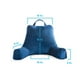 thumbnail image 5 of Almohada de lectura Linenspa con espuma viscoelástica triturada, color azul marino, 5 of 7