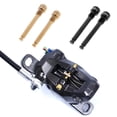 thumbnail image 3 of 2x Ultralight Brake Pad Thread Ti Hydraulic Disc Brake Plug Bolts Black, 3 of 8