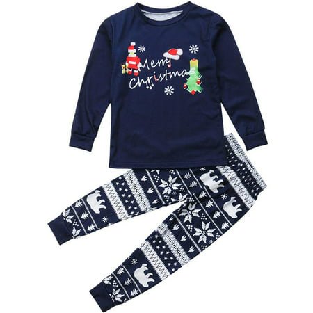 

Viworld Family Matching Christmas Pajamas Set Women Men Baby Kids Sleepwear