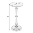 thumbnail image 4 of Beaumont Lane Transitional 10"W Round Metal Pedestal End Table in Gold, 4 of 4