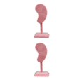 thumbnail image 3 of kurtrusly Earring Display Stand Muti-purpose Ear-Shape Organizer Bedroom Decor Holder pink 2Set, 3 of 6