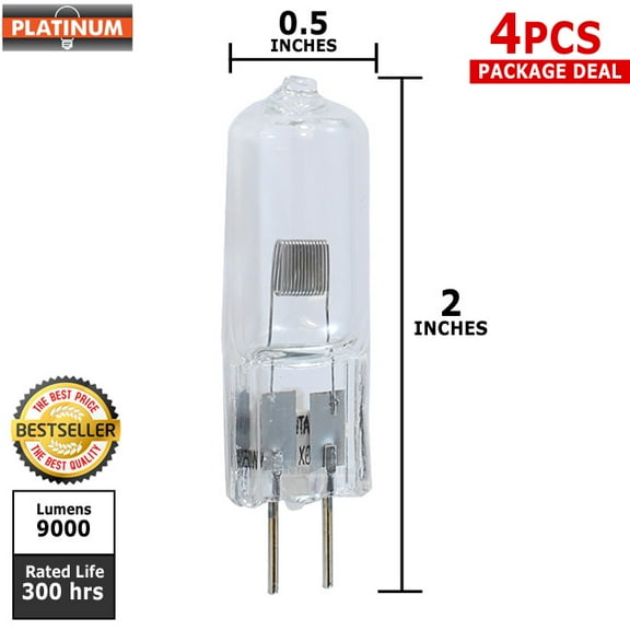 4x EVC Lamp 500 hrs 250 Watts 24 Volts, 250w 24v Bulb