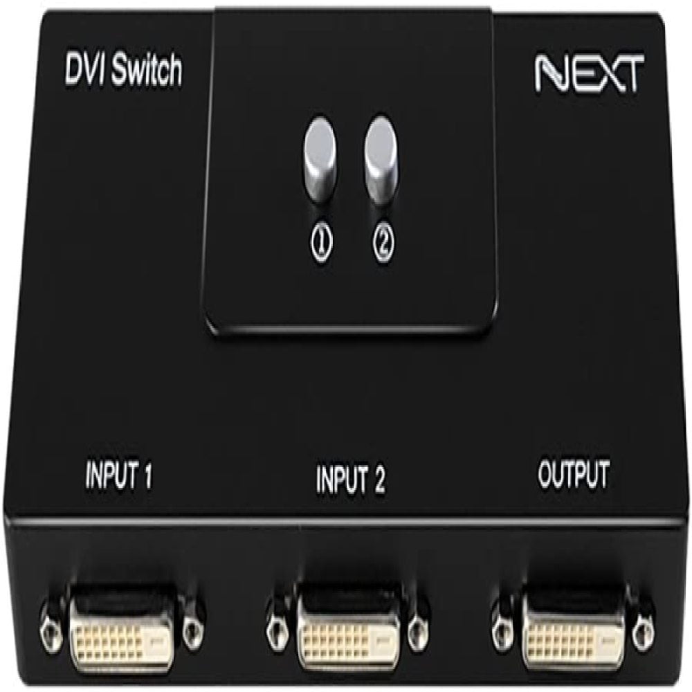 DVI 2 Port 2:1 Manual Switcher Selector Switch Box single-mode TV LCD Monitor 