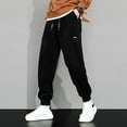 thumbnail image 3 of OSOLU Men's Pants Autumn Winter Corduroy Thickened Solid Color with Pocket Daily Wear Trendy Vacation Trousers, 3 of 4