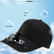 thumbnail image 4 of RV Sombrero de la sombrilla de la gorra de béisbol del ventilador de enfriamiento de energía solar del verano, sombrero del ventilador solar, blanco Rojo Verde, 4 of 5