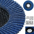 thumbnail image 5 of 28 Pack 4 1/2 Inch Flap Disc Angle Grinder Sanding Disc 60 Grit Flap Sanding Disc Type 27 (28 Pack - 40 grit), 5 of 6