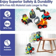 SZDUDU Baby Toys for 1 Year Old Boy Gifts - 6 PCs Toy Trucks Mini Car Toys for 2 Year Old Boy, Toddler Toys Age 1 2 3 Year Old Boy Toys, Toddler Boy Toys for 1+ Year Old Boy Baby Birthday