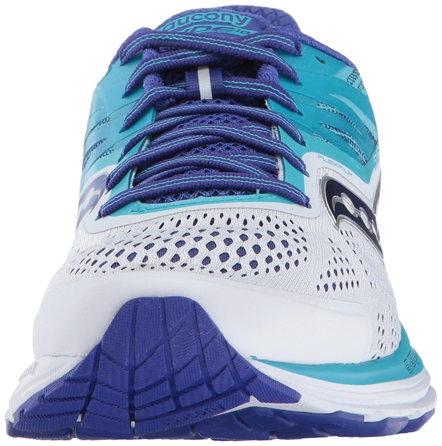 White Blue 7 B US Saucony Women/'s Ride 10 Running Shoe