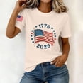 thumbnail image 6 of Qingpeng 4th of July Patriotic T Shirts for Women Summer Star Print Shirts Women's Independence Day Short Sleeve Casual Tee Tops, 6 of 6