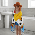 thumbnail image 2 of Disney Toy Story Kids Woody Hooded Cotton Towel, Multicolor, 22" x 51", 2 of 9