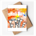 thumbnail image 1 of Partner Party Holi Festival Celebration Greeting Cards You are Invited Invitations, 1 of 3