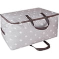 thumbnail image 1 of 100L Large Underbed Clothes Storage Bag with Zip, Moisture proof (Grey), 1 of 4
