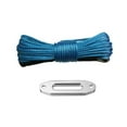 thumbnail image 2 of 6mm*15m Synthetic Rope Add 4000lbs Aluminum Hawse Fairlead, Off Road Rope, Kevlar Winch Cable, Plasma Rope ,Easy to Use, 2 of 5
