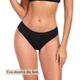 thumbnail image 6 of CF Leopard Print Womens Underwear Sexy Lace Bikini Panties Pack Stretch Women's Hipster Panties, Soft Comfort Ladies briefs Smooth Animal Print Underpant(3B,S), 6 of 7