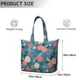 thumbnail image 5 of Flower Women's Large Weekend Travel Bag Moving Canvas Handbag Thick Double Layer Beach Weekend Travel Unisex Hospital Maternity Delivery with Toiletry Waterproof, 5 of 5