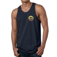 thumbnail image 2 of Men Tank Tops Workout Casual Coconut Print Sleeveless Summer Beach Outdoor Muscle Gym Men Undershirts Navy L, 2 of 4