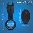 thumbnail image 5 of XBONP Rechargeable Silicone Vibrating Ring Massager Couples Black, 5 of 5