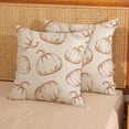 thumbnail image 2 of Fall Pillow Covers 16x16 Set of 2 Burnt Orange Pumpkin Throw Pillow Covers Autumn Harvest Thanksgiving Decorations Outdoor Pillowcase Linen Farmhouse Fall Decor Cushion Case for Couch Home, 2 of 6