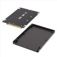 thumbnail image 4 of 2X Adaptador SSD 2 en 1 Que Combina M.2 NGFF Key B y MSATA A 3 de 2,5 Pulgadas, Caja Adaptadora Externa para SSD, 4 of 5