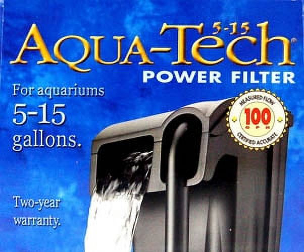 Aqua-Tech 5-15 Aquarium Power Filter - image 3 of 5