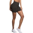 thumbnail image 5 of Mifsaly Womens High Waisted Biker Shorts Tummy Control Yoga Shorts with Pockets Athletic Compression Workout Running Gym Cycling Exercise Clothes Black,XXL, 5 of 7