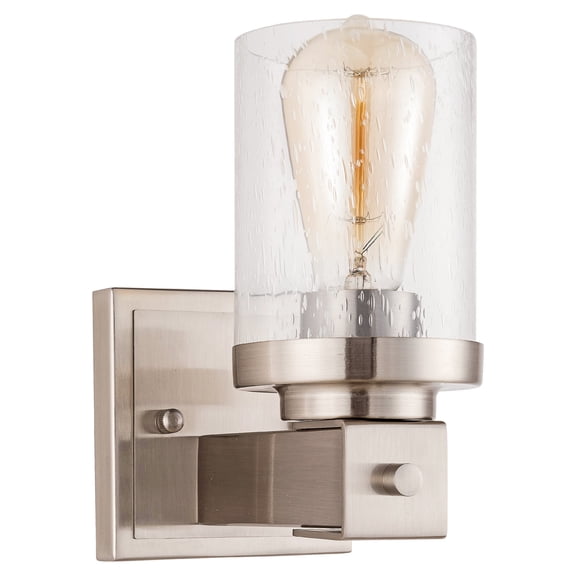 Vintage Wall Light,Farmhouse Porch Wall Lamp,Indoor Wall Sconces with Glass Shade,Modern Wall Light Fixtures for Mirror Hallway
