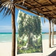 thumbnail image 2 of Oversized Beach Towel Extra Large Absorbent Microfiber Bath Towels Soft Quick Drying Beautiful Tree with Unicorn 74"x37", 2 of 5