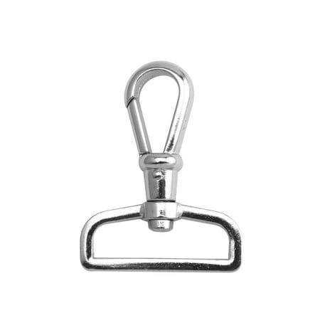 

Fenggtonqii Silvery 1.5 Inner Diameter D Ring Round Head Hook Lobster Clasps Swivel Snap Buckle Pack of 50