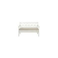 thumbnail image 3 of Storage Bench White - Entryway Bench Organizer, Hallway Bench, Living Room Seating, Home Decor Bench, 3 of 3