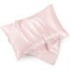 thumbnail image 4 of Juego estándar de 2 fundas de almohada de satén rosa rubor con cierre de sobre, funda de almohada de seda rosa rubor para cabello y piel (20 x 26), 4 of 5