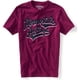 thumbnail image 1 of Aeropostale - Camiseta gráfica para hombre del departamento de atletismo, color morado, pequeña, 1 of 1