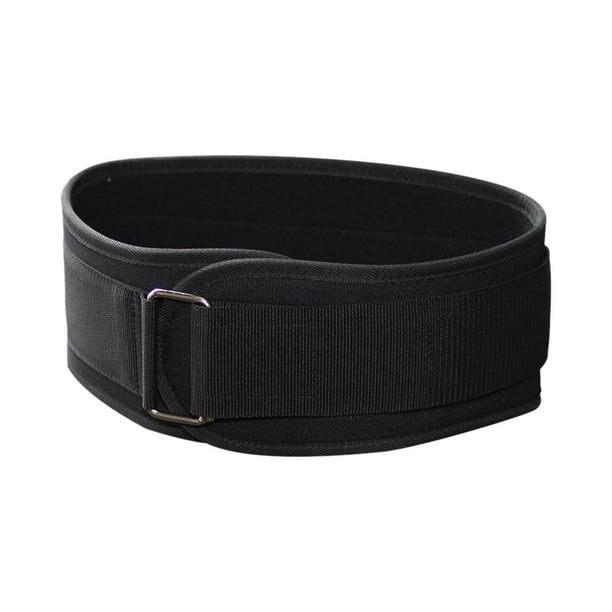 Cinturón deportivo de levantamiento de pesas, soporte de cintura, cinturón de fitness para levantamiento de pesas Negro
