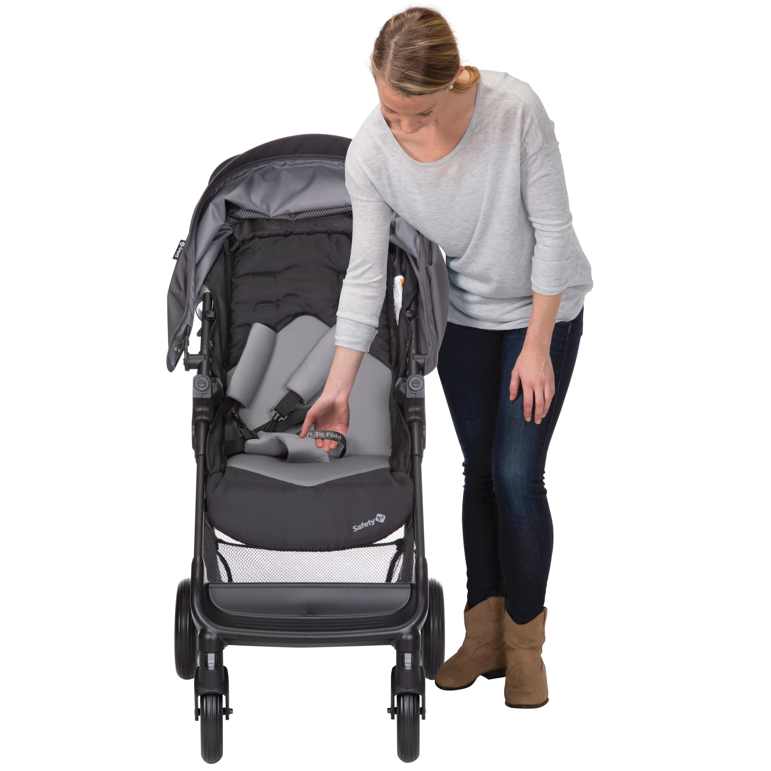 Buy Safety 1st Smooth Ride Travel System Stroller With Onboard 35 Lt Infant Car Seat Monument Online In Indonesia 53733844