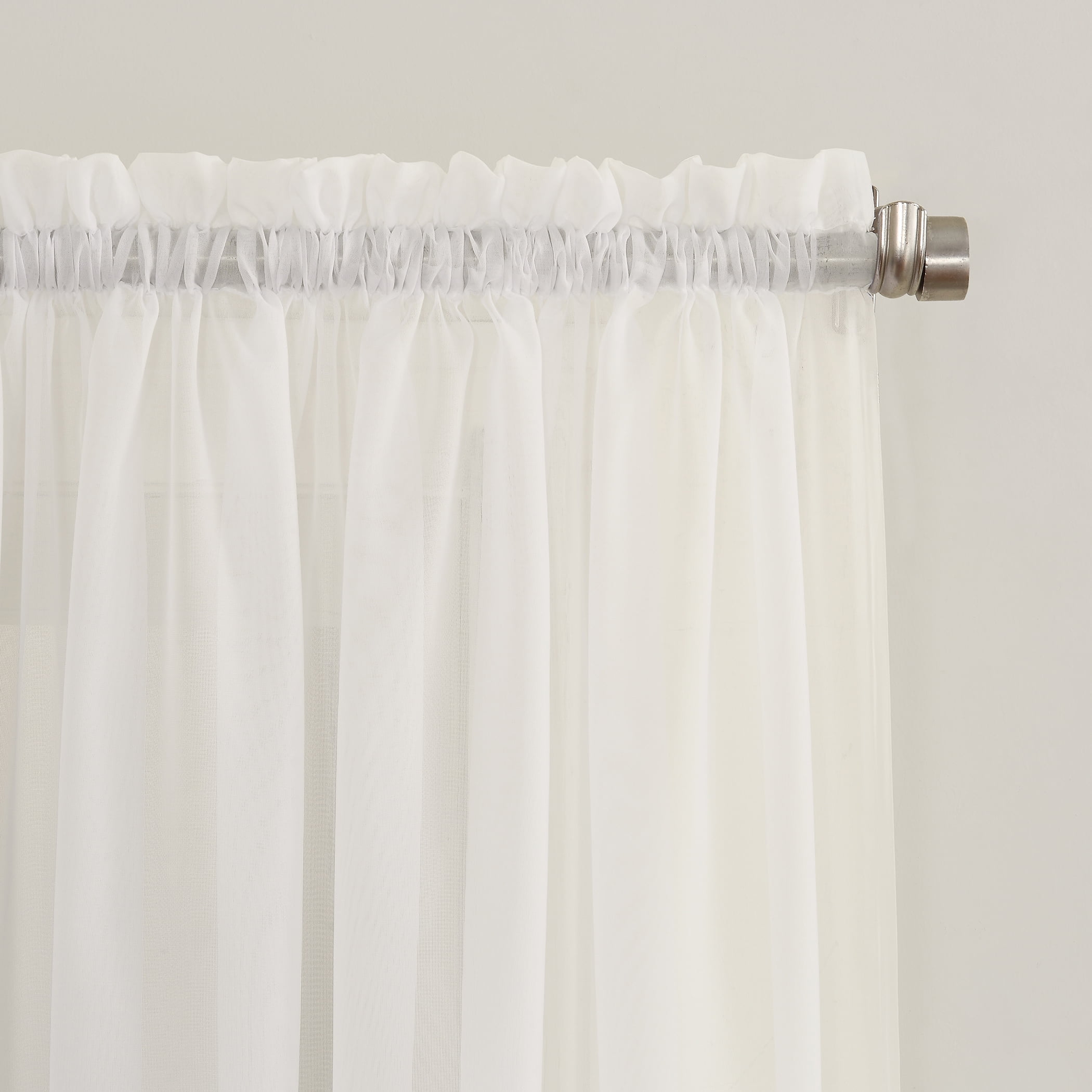 No. 918 Juliette Voile Sheer Rod Pocket Curtain Panel (Single Curtain Panel Only)