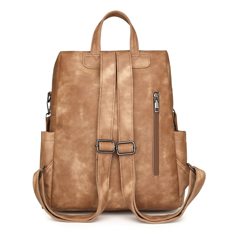 Fashion Anti-Theft PU Leather Travel Backpack Purse for Women Large Satchel Womens Backpack Purse Fashion Pu Leather Anti-theft Large  main image 4