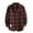 Red, variant on GEWSEY Flannel Shirt Women Button Down Long Sleeve Plaid Shirts Collared Casual Work Tops S-2XL (Blue, L)