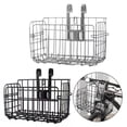 thumbnail image 3 of Folding Bike Basket With Hook Front Basket Rear Basket For Mountain Bike, 3 of 11