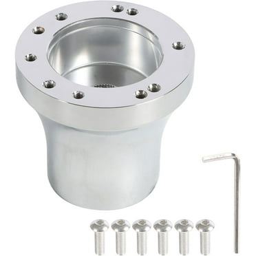 OTTULUR Golf Cart Silver Steering Wheel Adapter Replacement for Club Car DS Golf Cart 1984-Up