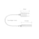 thumbnail image 5 of Adaptador de cable para auriculares USB 3.1 tipo C a 3,5 mm (2 unidades), conector USB-C macho a conector de audio auxiliar hembra de 3,5 mm (blanco), 5 of 5
