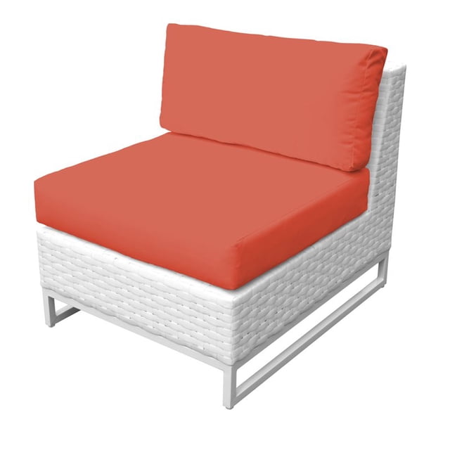 TKC Miami Armless Patio Chair in Orange