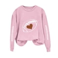 thumbnail image 2 of Evdexr Womens Heart Football Graphic Sweatshirt 2026 Oversized Long Sleeve Crew Neck Pullover Fall Winter Casual Relaxed Lightweight Tops 4XL, 2 of 4