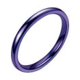thumbnail image 1 of Bague de Queue pour Femme Polie à la Main Fine 2 mm, Bague de Couple, 1 of 4