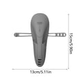 thumbnail image 4 of SIfdSeng Housse de Protection de Voyage en Silicone pour Rasoir Manuel 11 13 cm, Rangement Portable pour Rasoir de Voyage, Organisateur de Rasage, Pochette en Silicone, 4 of 9