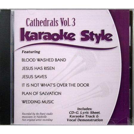 Cathedrals Volume 3 Christian Karaoke Style NEW CD+G Daywind 6 Songs
