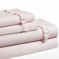 thumbnail image 4 of Swift Home Home Essential Luxurious Silky Ruffle Hem Microfiber Bedding Sheet Set Blue Bell Twin, 4 of 10