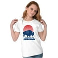 thumbnail image 5 of Vintage Patriotic American Buffalo Womens Slim Fit Graphic Tee Brisco Brands S, 5 of 6