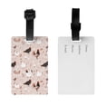 thumbnail image 2 of Luggage Tags for Suitcases, Bohemian Cute Chicken Egg Leather Bag Luggage Tags ID Label Tags Privacy Protection Travel Bag Labels, 2 of 6