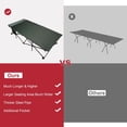 thumbnail image 2 of REDCAMP Extra Large Camping Cot for Adults 500lbs, Oversized Tall Sleeping Cots Heavy Duty, XXL Cots Portable for Outdoor Indoor Office, Dark Grey, 2 of 9