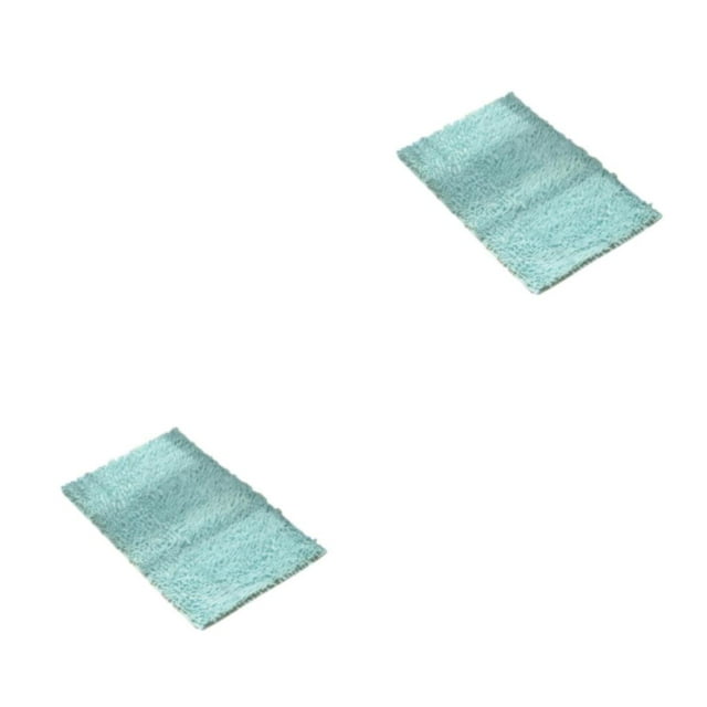 mmirethe Polyester Soft Chenille Rug - Prompt And Strong Absorption No Shedding Soft Texture Absorbent Sky Blue 40cm*60cm 2Set